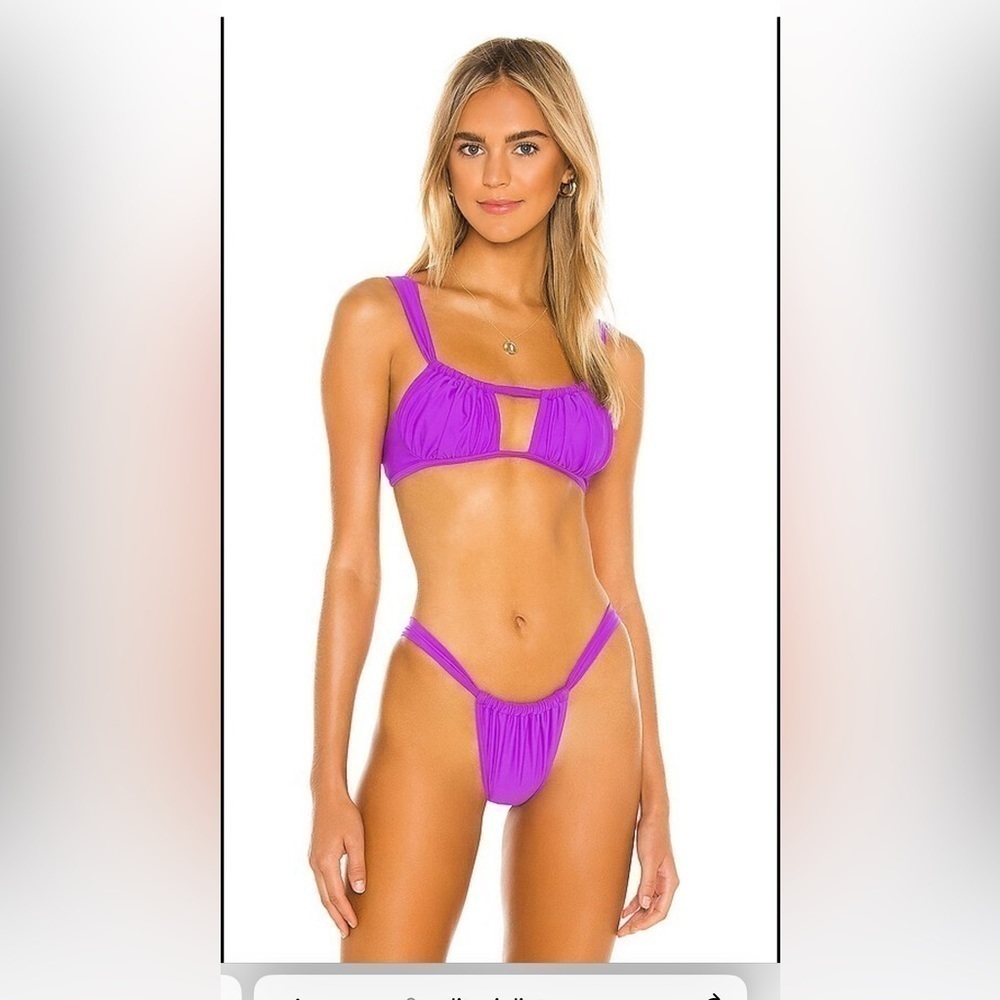 Bananhot Shell Bikini Top Purple XS